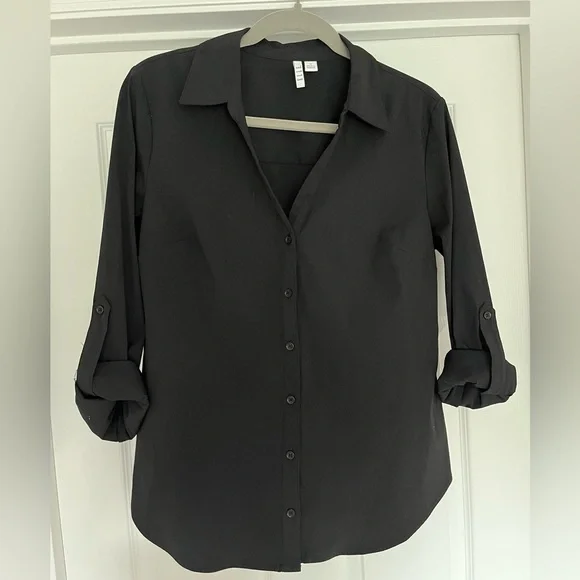Black blouse (Elle) - Picture 2 of 3
